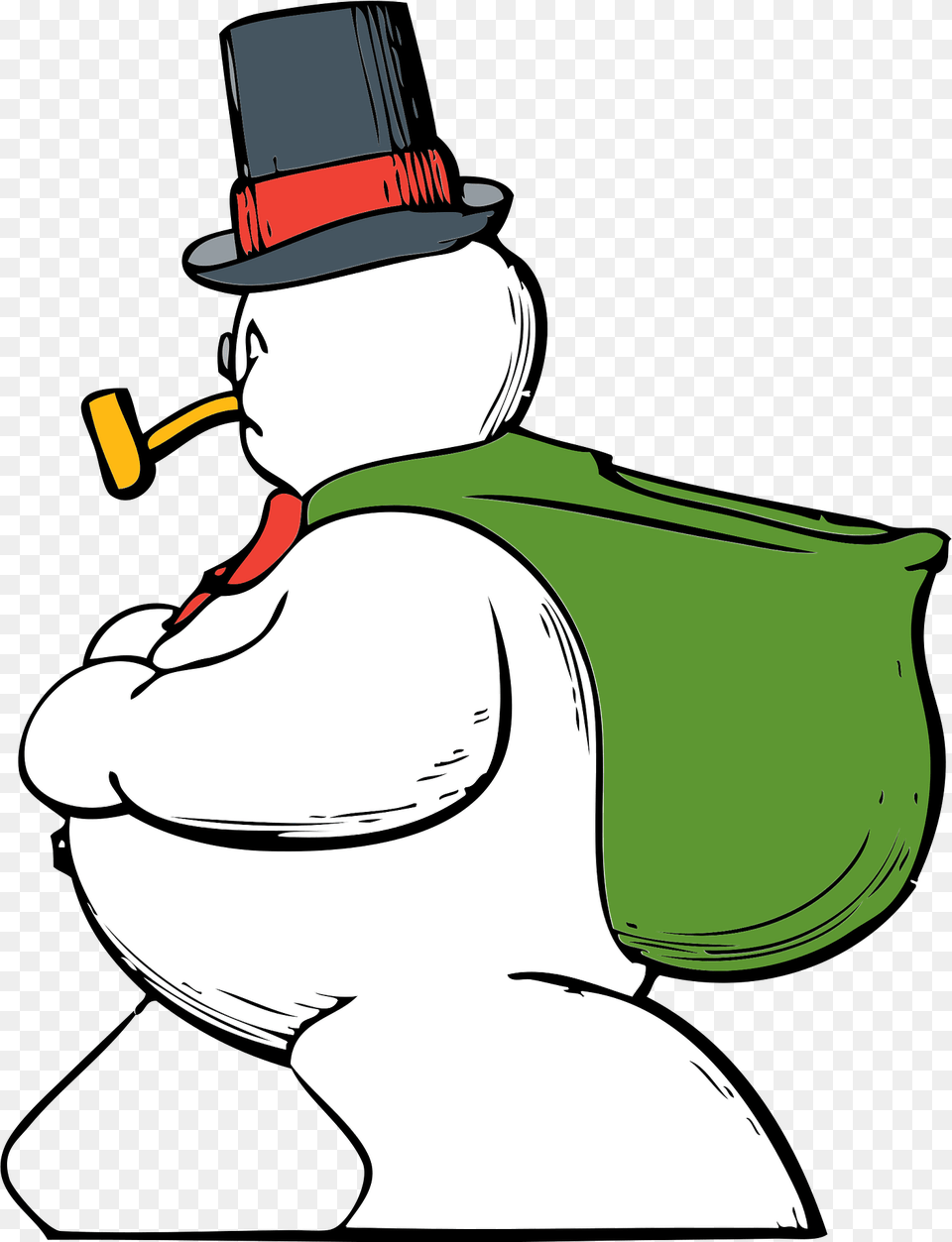 Snowman Clipart, Clothing, Hat, Snow, Outdoors Free Png Download