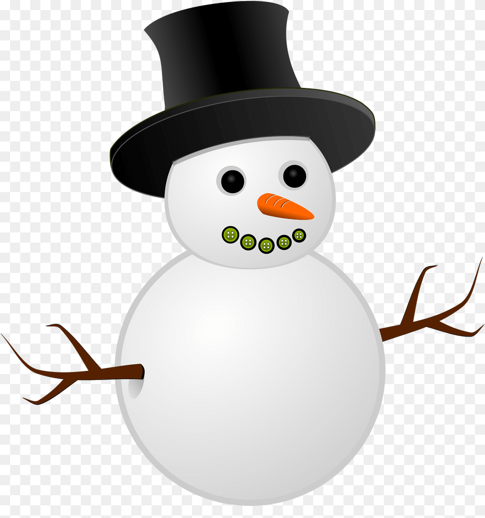 Snowman Clipart, Nature, Outdoors, Winter, Snow Free Png Download