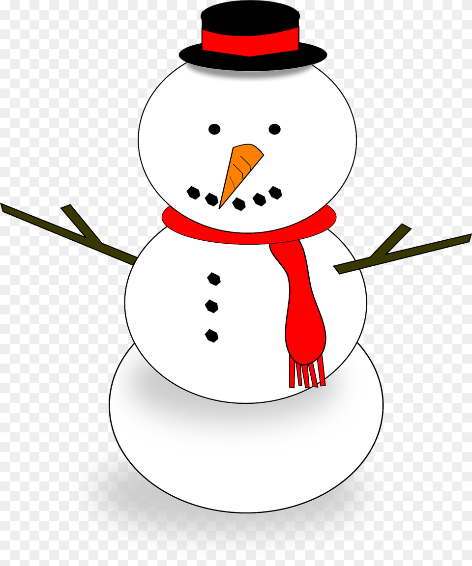 Snowman Clipart, Nature, Outdoors, Snow, Winter Png Image