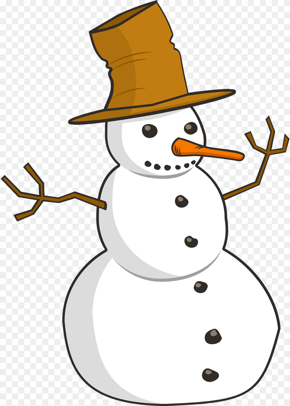 Snowman Clipart, Nature, Outdoors, Snow, Winter Free Png