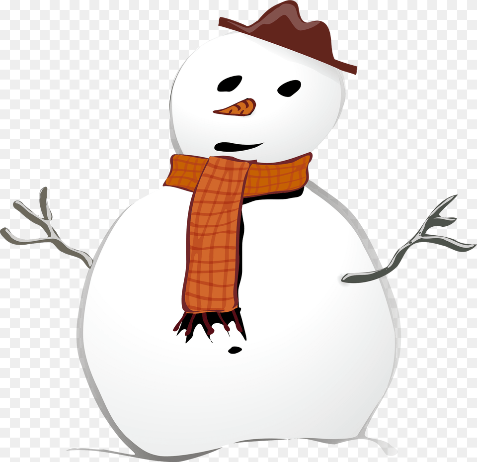 Snowman Clipart, Nature, Outdoors, Winter, Snow Png