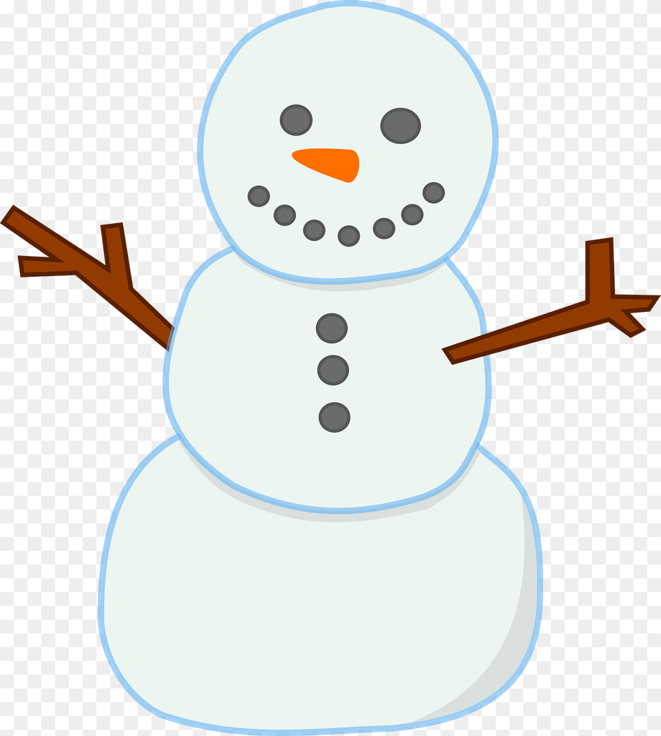 Snowman Clipart, Nature, Outdoors, Snow, Winter Png Image