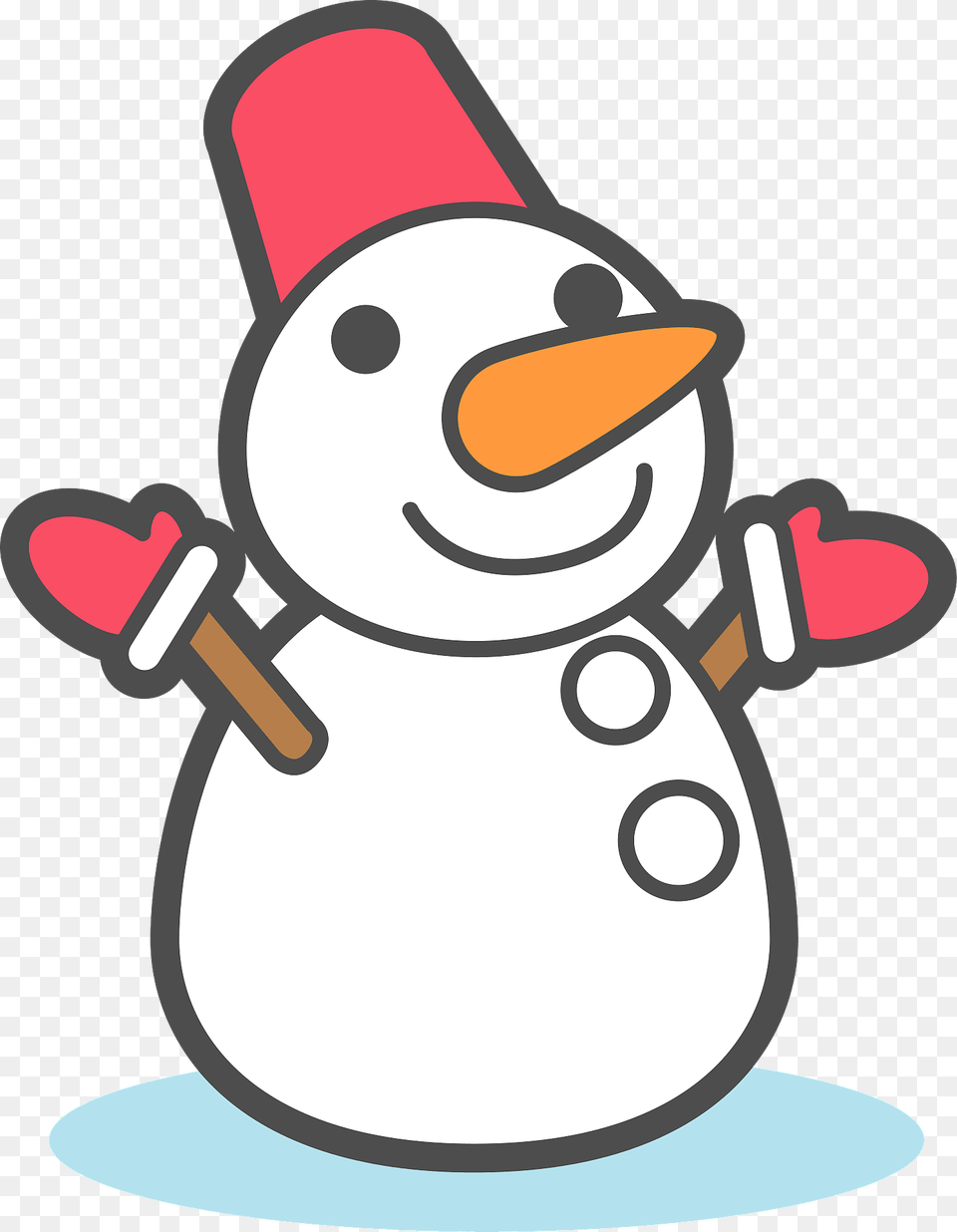 Snowman Clipart, Nature, Outdoors, Winter, Snow Png Image