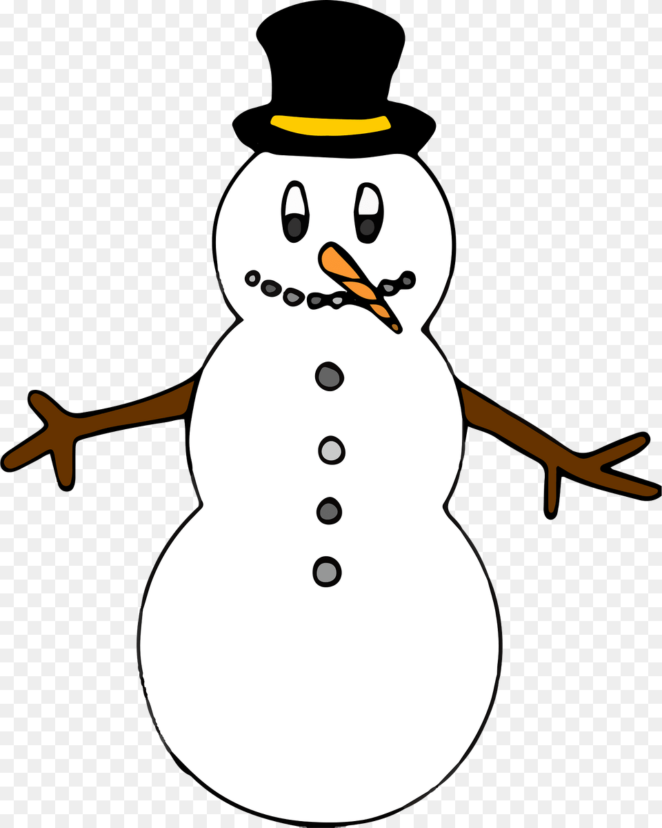 Snowman Clipart, Nature, Outdoors, Snow, Winter Free Transparent Png