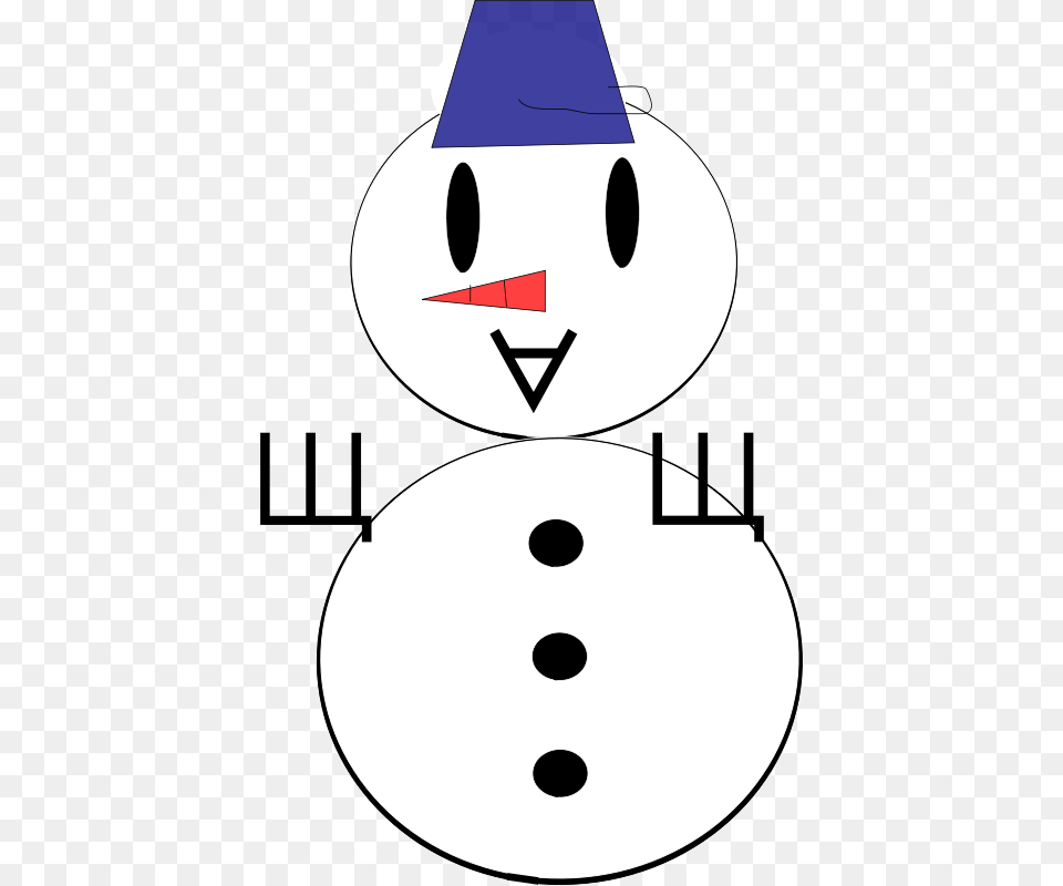 Snowman Clipart, Nature, Outdoors, Winter, Snow Free Png Download