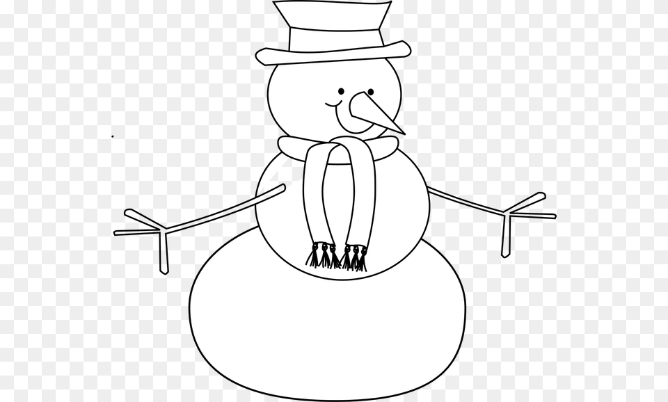 Snowman Clipart Clip Art Black And White For Snowman, Jar, Pottery, Nature, Outdoors Png Image
