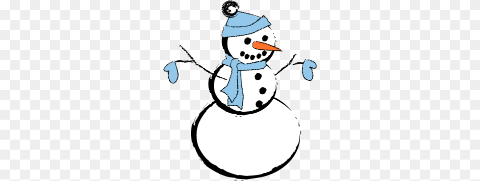 Snowman Clipart Theme, Nature, Outdoors, Winter, Snow Free Png Download