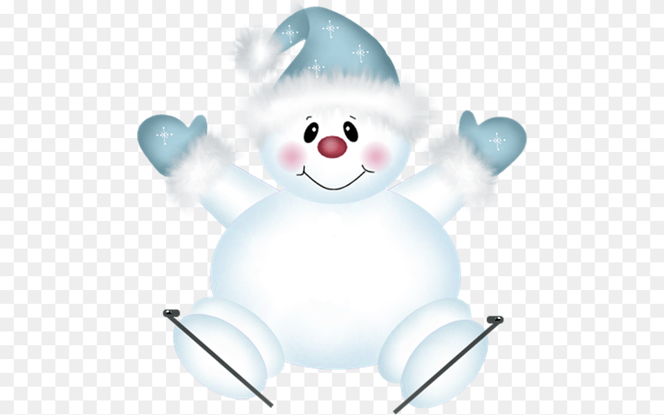 Snowman Cute Christmas Clipart, Nature, Outdoors, Winter, Snow Png Image