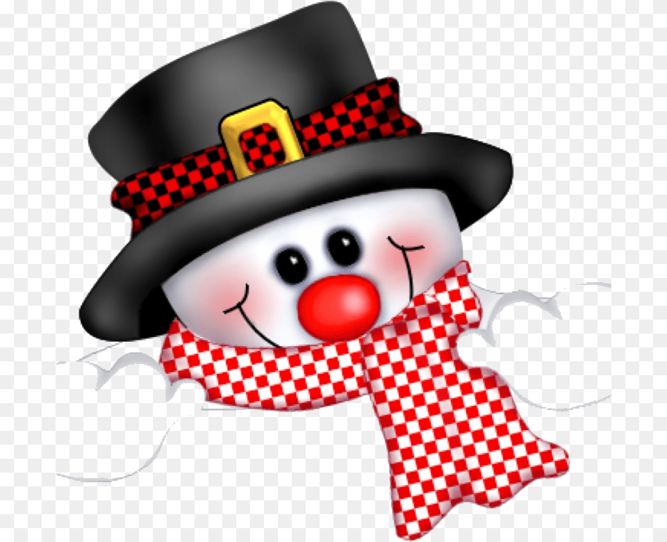 Snowman Cute Clipart Clip Art Funny Christmas For Transparent Clipart Snowman Cute Christmas, Performer, Person, Clown, Nature Free Png Download