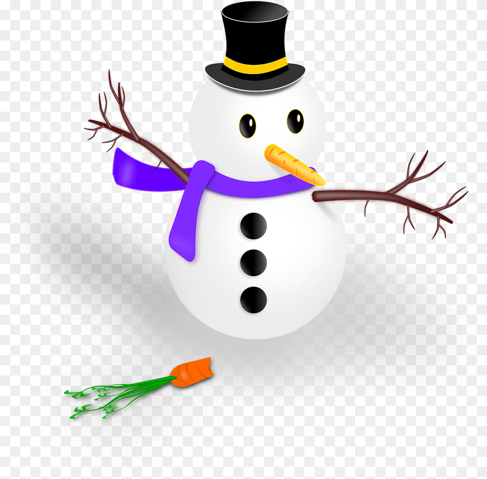 Snowman Drawing Transparent Image On Pixabay Boneka Salju, Nature, Outdoors, Snow, Winter Free Png