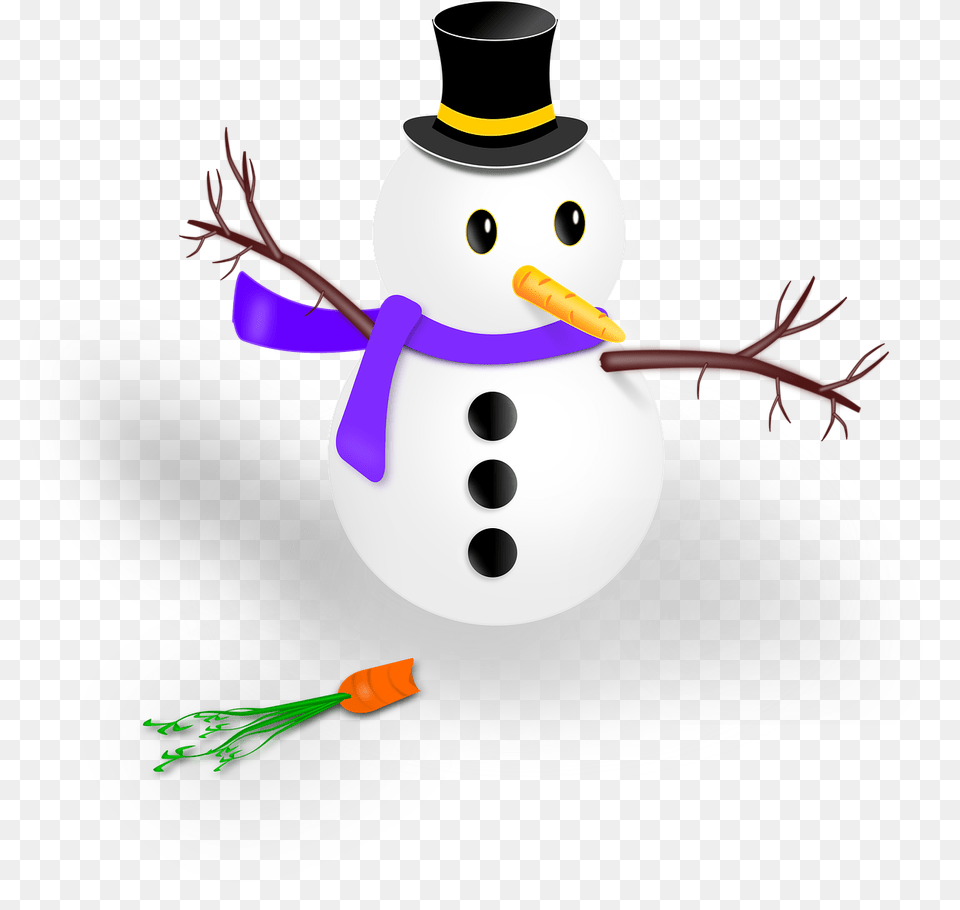 Snowman Drawing Transparent Gambar Boneka Salju Natal, Nature, Outdoors, Snow, Winter Free Png Download