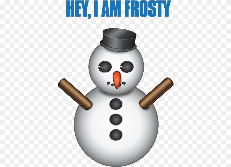 Snowman Emoji, Nature, Outdoors, Snow, Winter Free Png Download