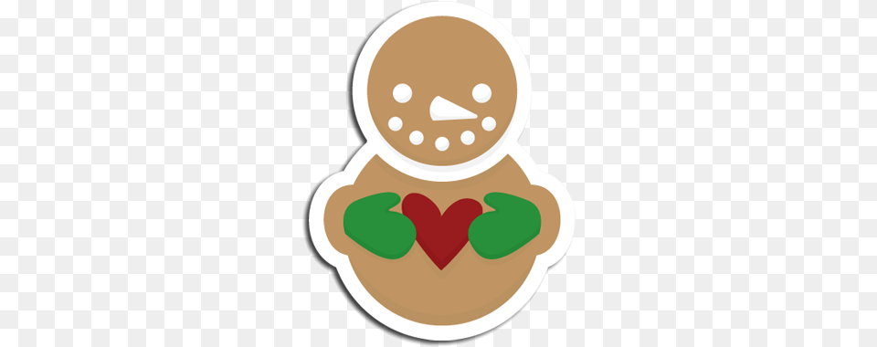 Snowman Gingerbread Cookie Svgcuts Gingerbread, Food, Sweets, Cup, Beverage Free Png Download