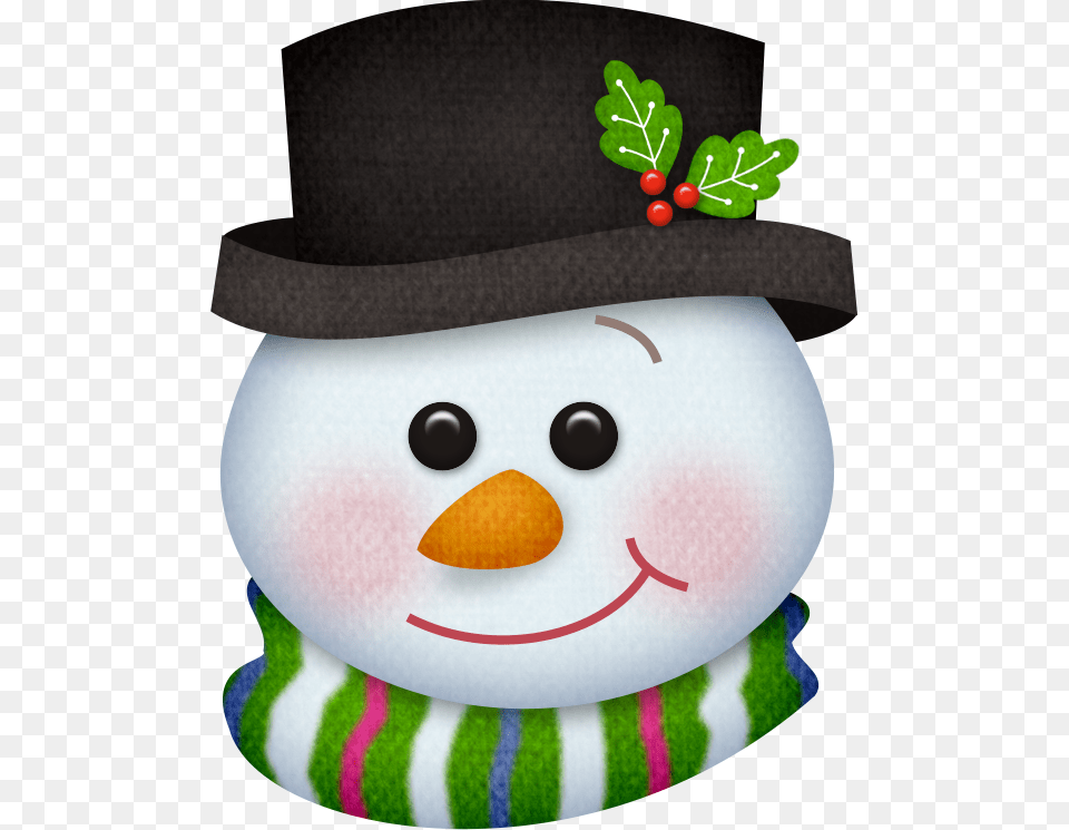 Snowman Head Clipart, Nature, Outdoors, Winter, Snow Png Image