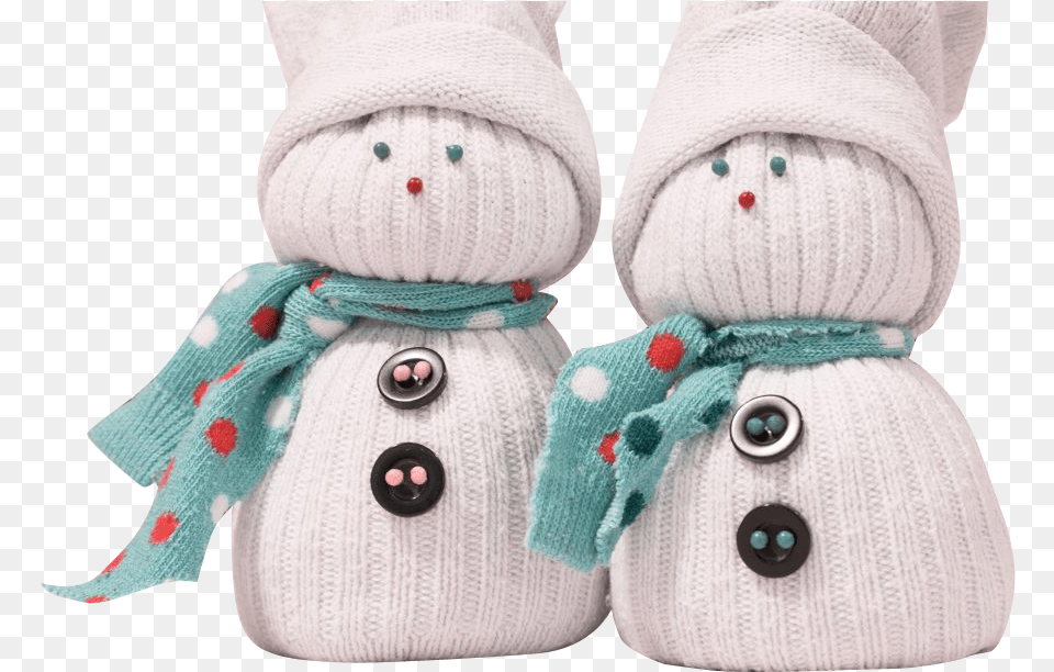 Snowman Knitted Sock Snowman Craft, Outdoors, Nature, Clothing, Hat Free Png Download