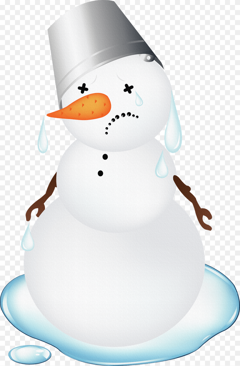 Snowman Melting Clip Art Snowman, Nature, Outdoors, Winter, Snow Free Png