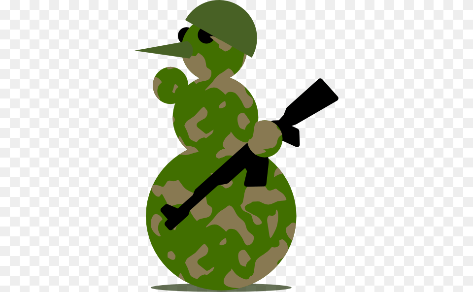 Snowman Military Clip Art, Military Uniform, Baby, Person, Ammunition Free Png Download
