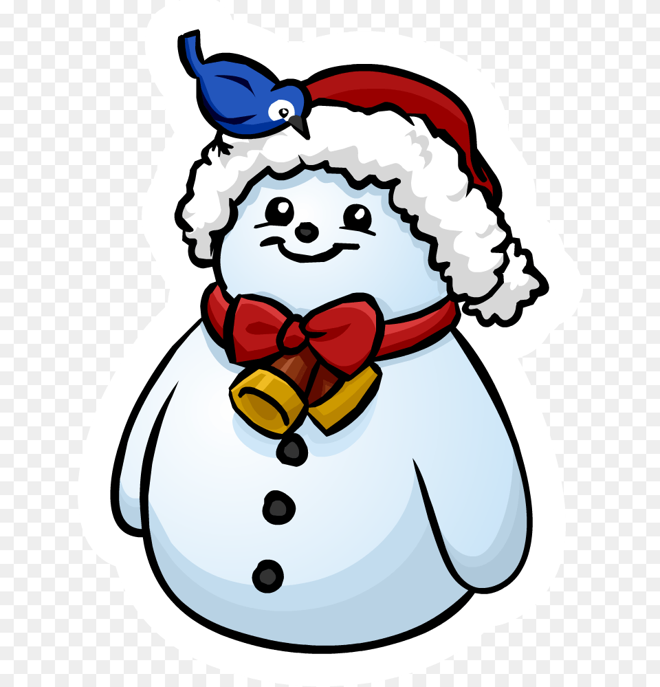 Snowman Pin Holiday Party Club Penguin Wiki Snowman, Nature, Outdoors, Winter, Snow Free Transparent Png