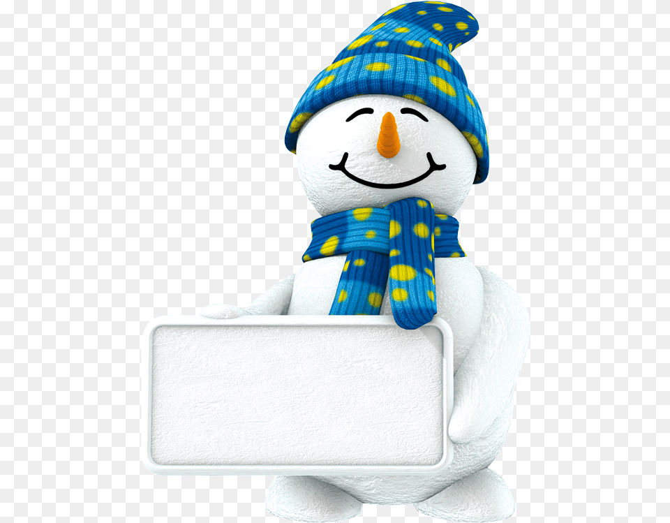 Snowman Royalty Illustration Amazon Snow Man With Sign, Nature, Outdoors, Winter, Clothing Png Image