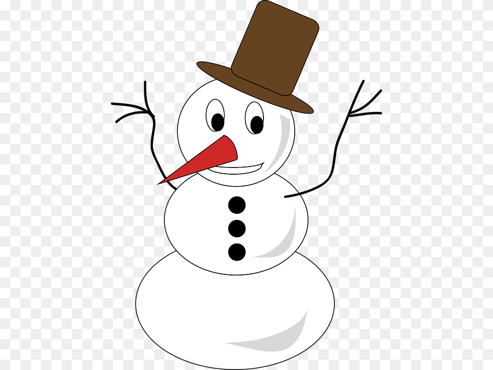 Snowman Snow Winter Wintry Cold Christmas Sweet Clip Art Snow Man, Nature, Outdoors Png