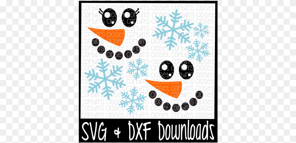 Snowman Snowgirl Snowflakes Cutting File By Corbins Just Down Right Awesome, Nature, Outdoors, Snow Free Transparent Png