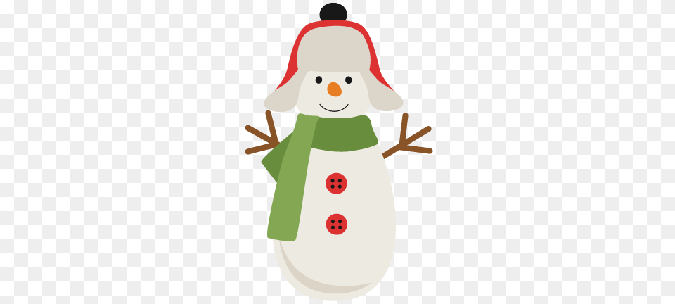 Snowman Svg Scrapbook Cut File Cute Clipart Files For Scalable Vector Graphics, Nature, Outdoors, Winter, Snow Free Png Download