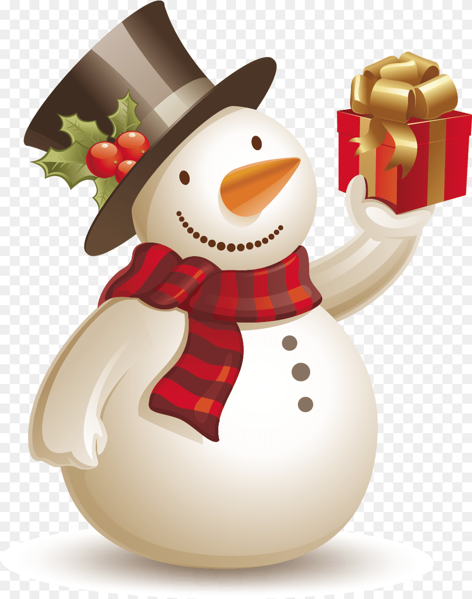 Snowman Transparent Christmas Snowman Clipart Transparent Background, Nature, Outdoors, Winter, Snow Free Png Download