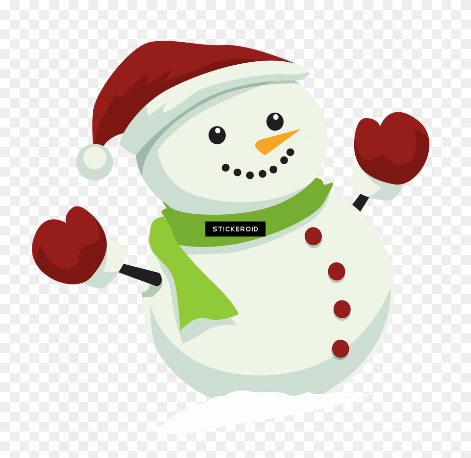 Snowman Transparent Clipart Free Christmas Snowman, Nature, Outdoors, Winter, Snow Png Image