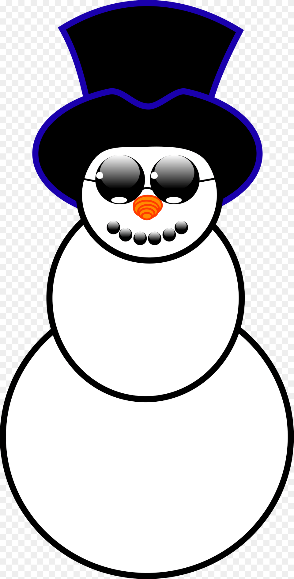 Snowman Vector Art, Nature, Outdoors, Winter, Snow Png Image