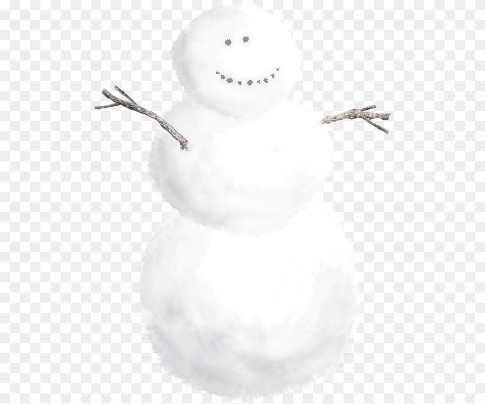 Snowman White Flower Winter Frame Snowman, Nature, Outdoors, Snow Free Transparent Png
