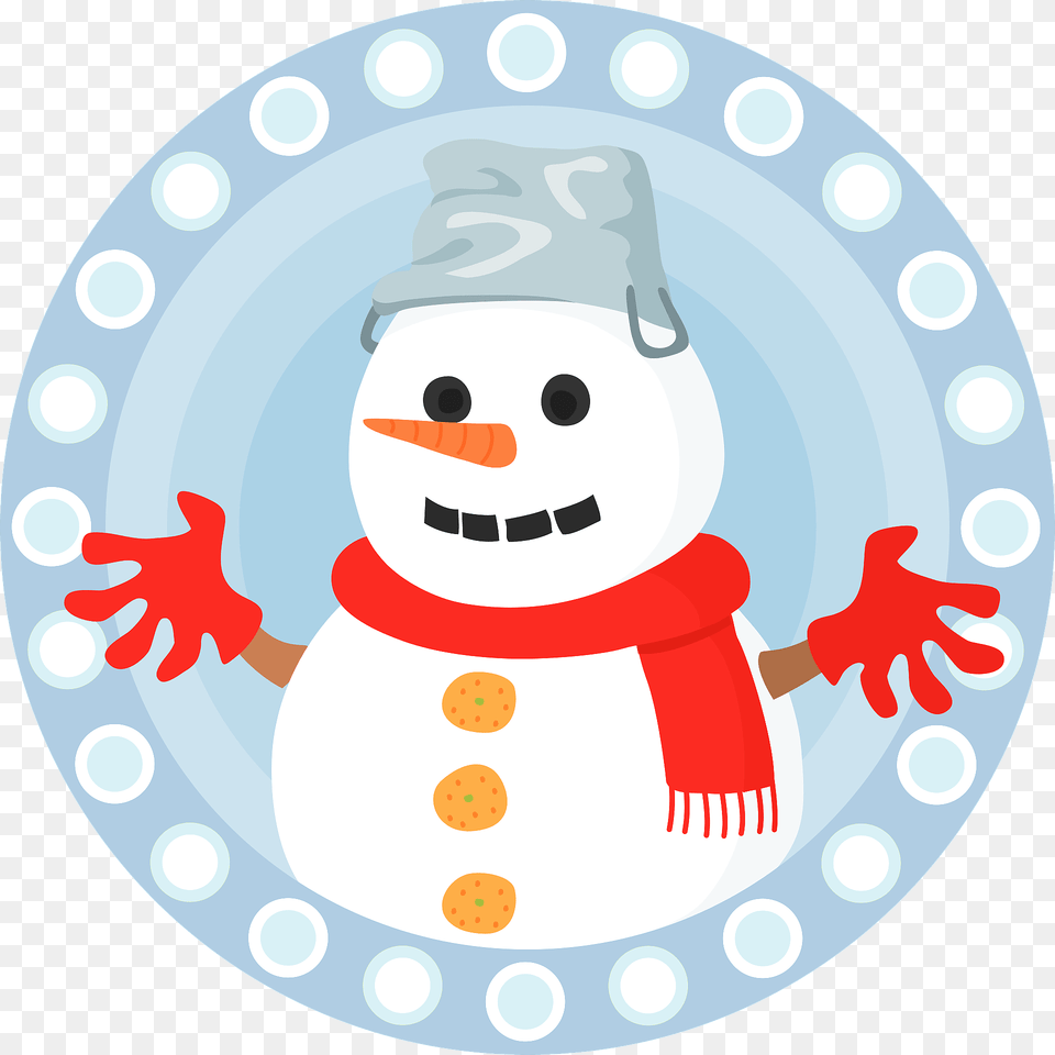 Snowman Winter Clipart, Nature, Outdoors, Snow Png Image