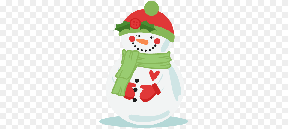 Snowman With Button Hate Scrapbook Cute Clipart, Nature, Outdoors, Winter, Snow Free Png Download
