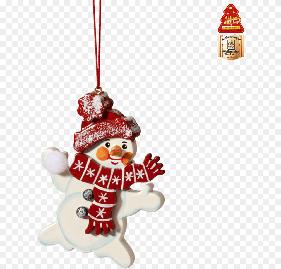 Snowman With Scarf Christmas Day, Accessories, Outdoors, Nature, Snow Free Png Download