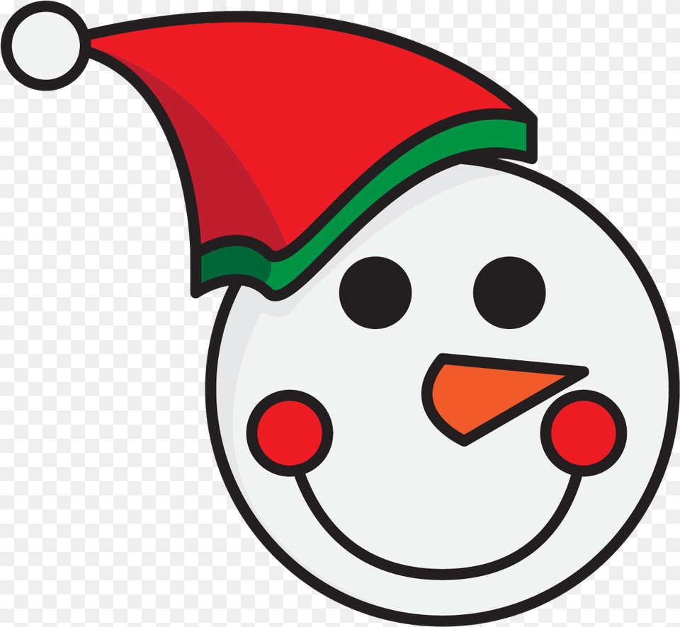 Snowman With Smile In Christmas Fictional Character, Nature, Outdoors, Winter, Snow Free Png