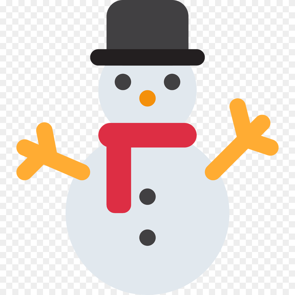 Snowman Without Snow Emoji Clipart, Nature, Outdoors, Winter Free Png