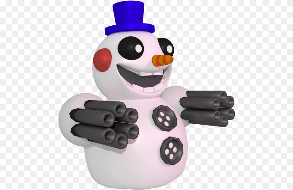 Snowmananimationtoy Snow Cone Fnaf World, Nature, Outdoors, Snowman, Winter Free Png Download
