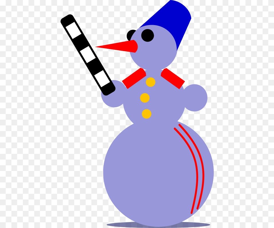 Snowmantrafficcop Byrones, Nature, Outdoors, Winter, Snow Png Image