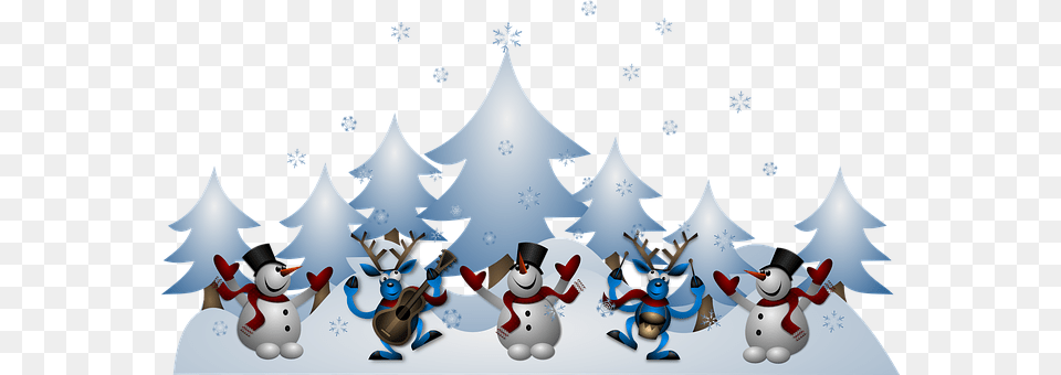 Snowmen Nature, Outdoors, Winter, Snow Png Image