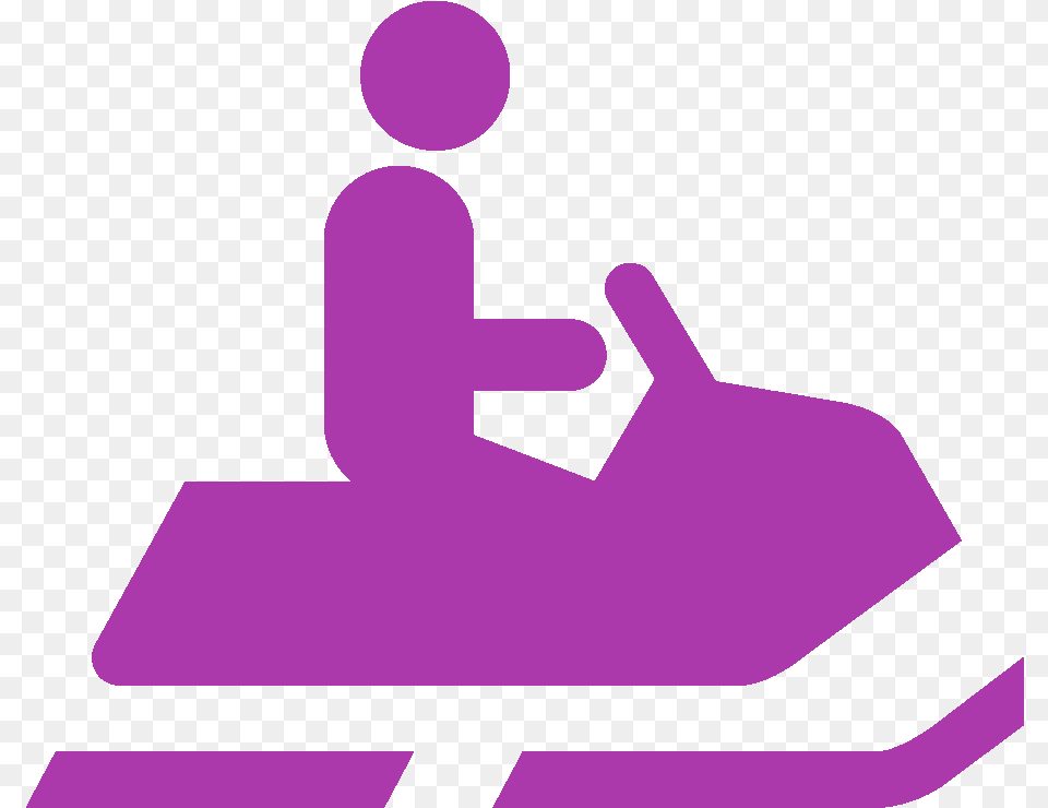 Snowmobile Icon Snowmobile Sign, Purple, Water, Leisure Activities, Sport Png Image