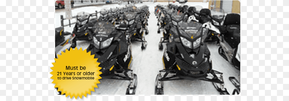 Snowmobile Repair Parking Lot, Outdoors, Nature, Motorcycle, Transportation Free Png Download