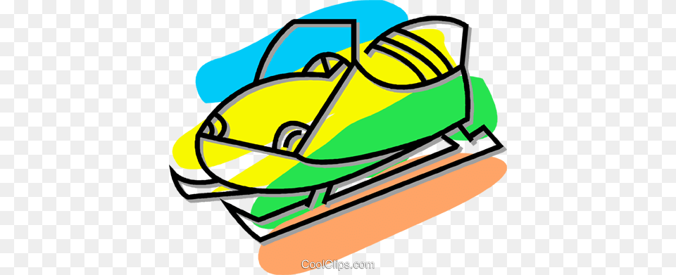 Snowmobile Royalty Vector Clip Art Illustration, Sled, Bobsled Free Png
