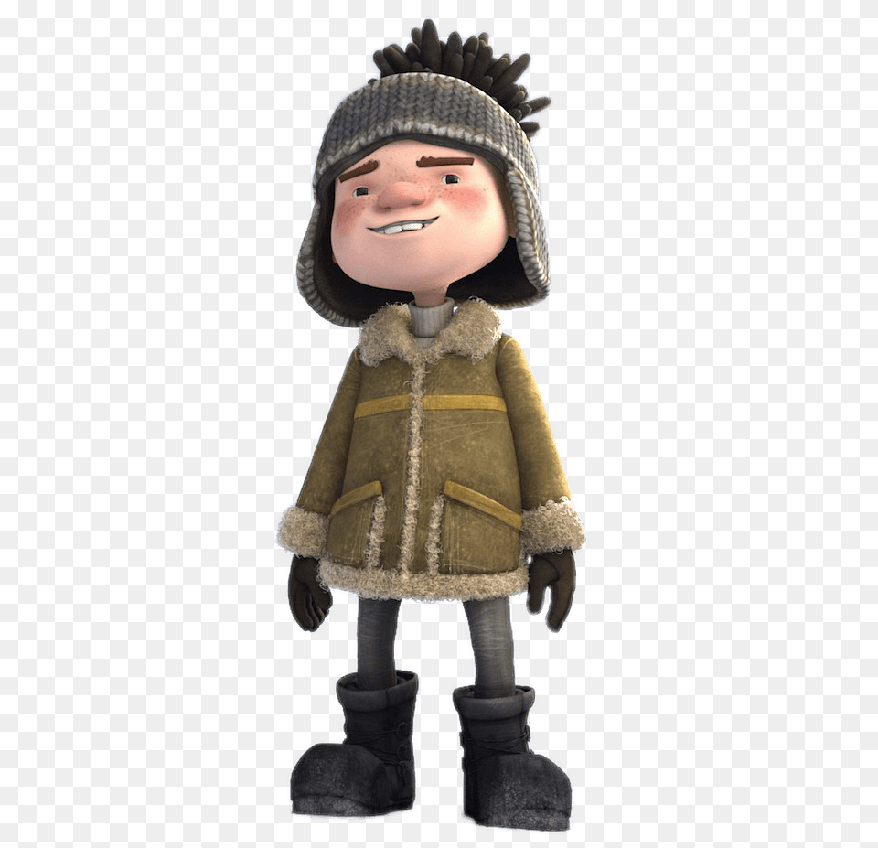 Snowsnaps Character Zac, Clothing, Coat, Hat, Baby Free Transparent Png