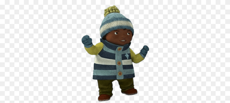 Snowsnaps Tomas Flexing Muscles, Clothing, Hat, Coat, Baby Png Image