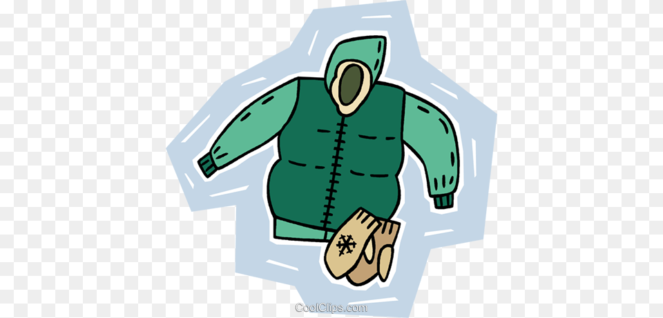 Snowsuit Royalty Vector Clip Art Illustration, Clothing, Coat, Jacket, Knitwear Free Png