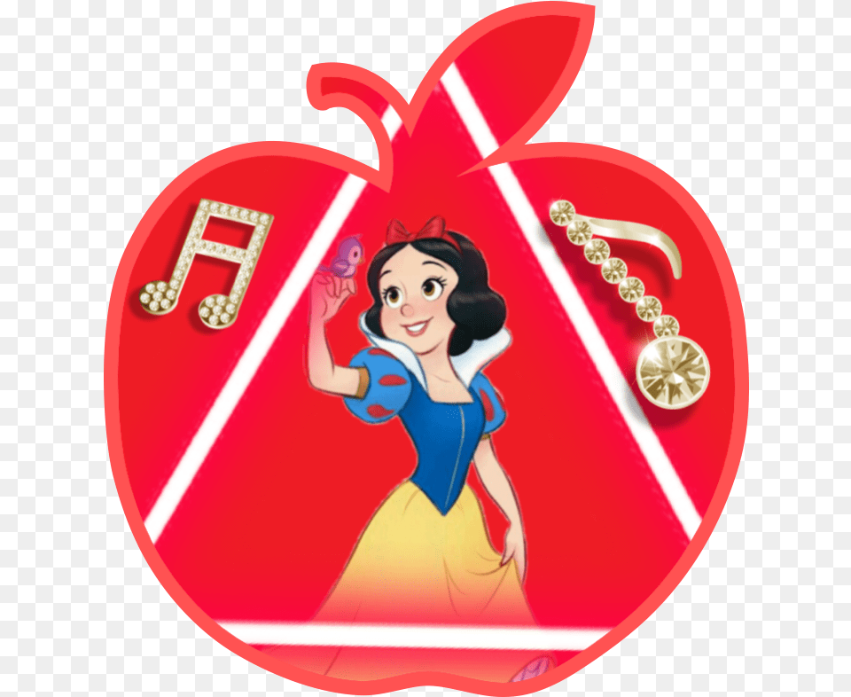 Snowwhite Snow White Red Apple Music Emblem, Adult, Female, Person, Woman Png Image