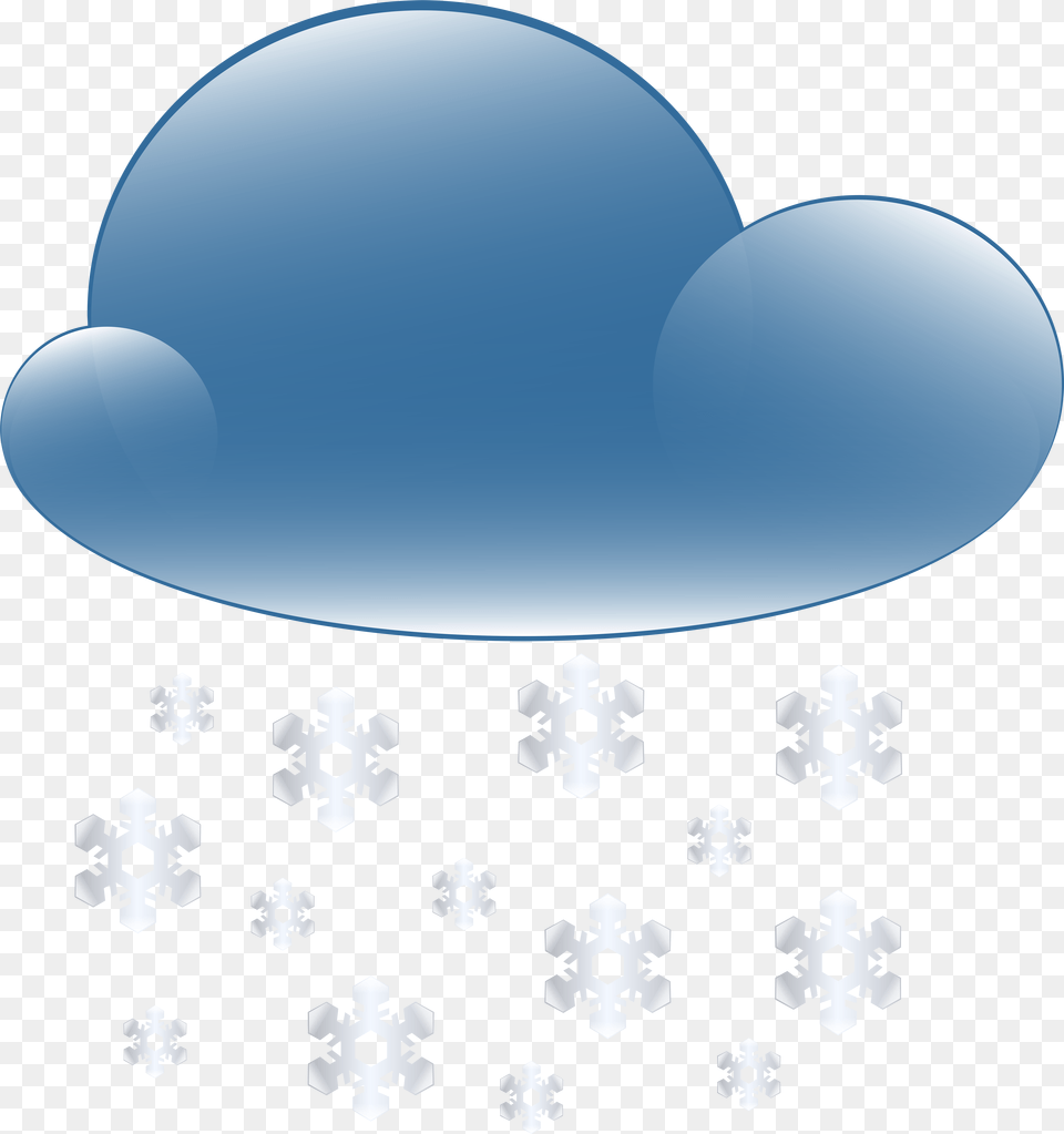 Snowy Cloud Weather Icon Clip Art, Nature, Outdoors, Snow, Snowflake Free Png Download