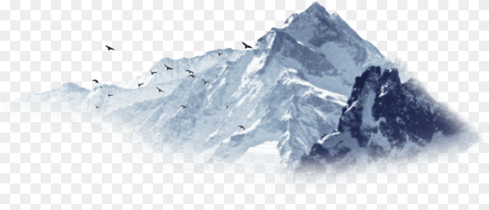 Snowy Mountain Transparent Background Snow Mountain, Mountain Range, Nature, Outdoors, Peak Free Png Download
