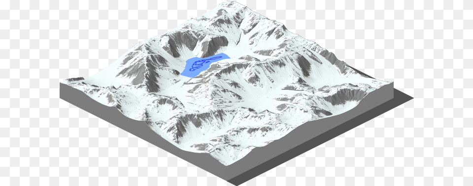 Snowy Mountains Minecraft Map Summit, Ice, Mountain, Mountain Range, Nature Free Png Download