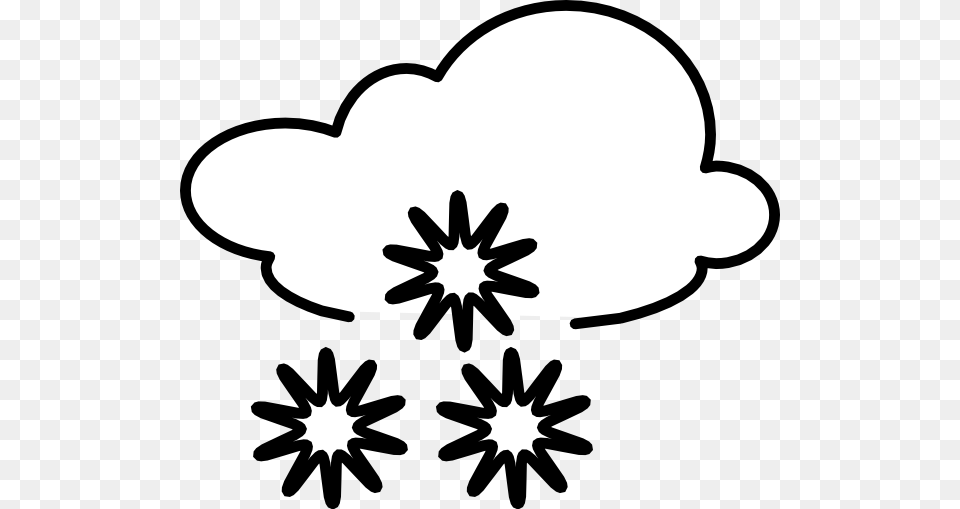 Snowy Outline Clip Art, Stencil, Nature, Outdoors, Daisy Png