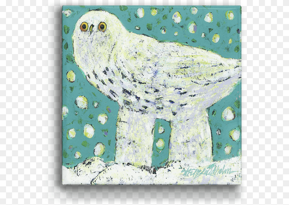 Snowy Owl, Art, Painting, Animal, Bird Png Image